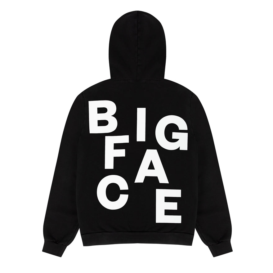 eaphi　LOGO BIG SWEAT Big & Tall Sticker Pete Full Zip Fleece Hoodie | Original