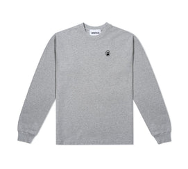 CORE CREWNECK - HEATHER GREY – BIGFACE BRAND